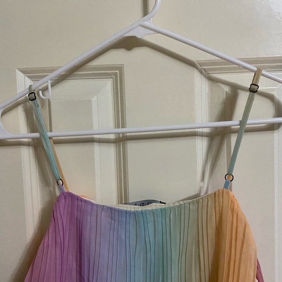 NWT O.P.T Rainbow Dress - Picture 5 of 5
